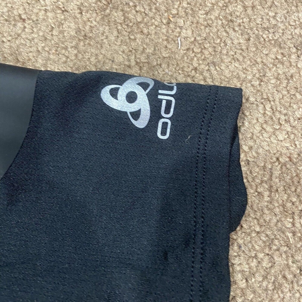 ODLO Women’s Black Performance Active Spine Short Sleeve Top Size Medium - Picture 4 of 5
